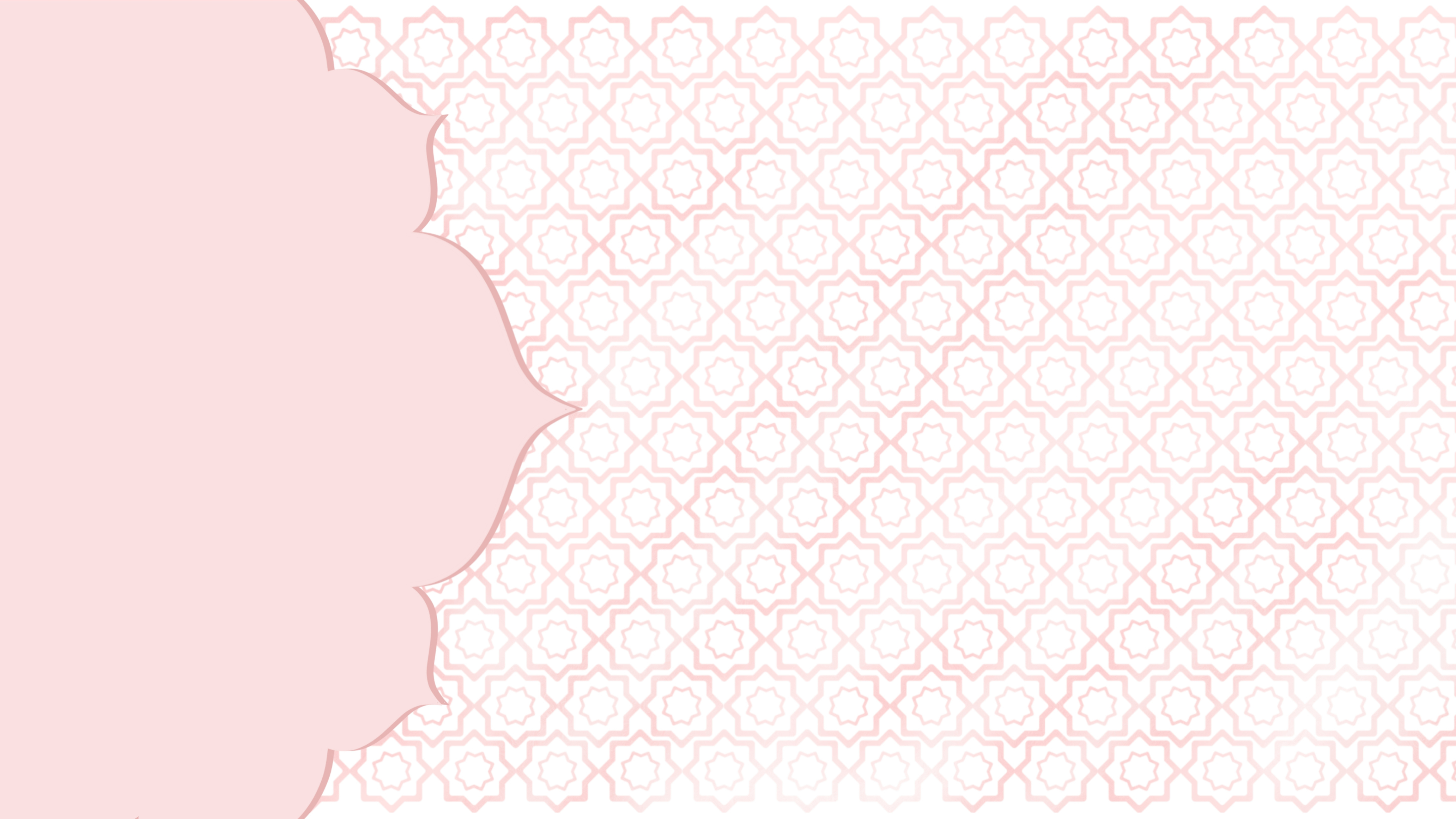 Islamic Pink Pattern Background